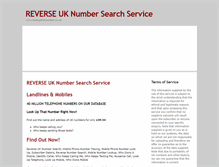 Tablet Screenshot of lookupthatnumber.co.uk